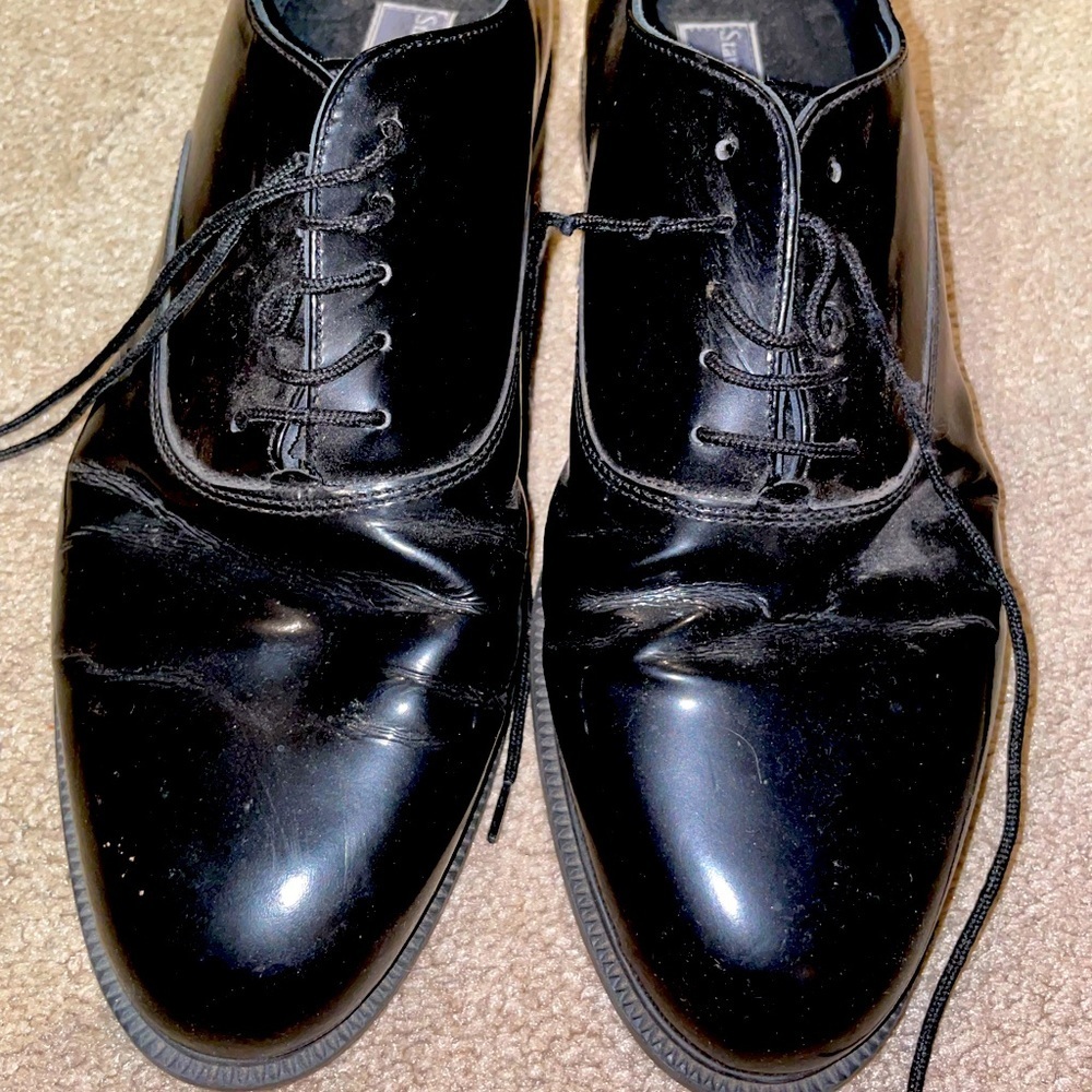 stanley blacker tuxedo lace up tuxedo shoes 👞